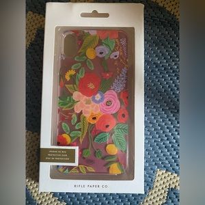 Rifle Paper Company iPhone XS Max Protective Case Garden Party pattern